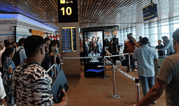 Forecourt to boarding gate