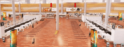 Check In Area 40 W X 11 H ft (Package Of 2 Units)