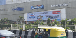Outside Mall Facade - 80 W x 30 H Ft.