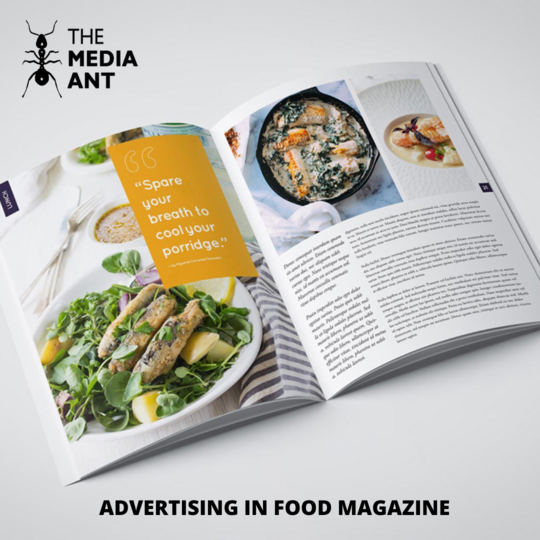 Advertising In Food Magazine