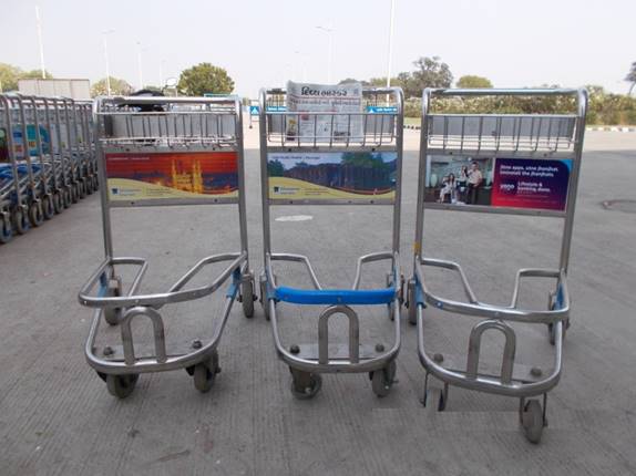 Luggage Trolley Advertising