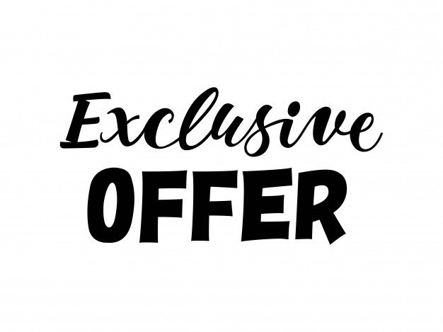Exclusive Offer Lettering 1262 4498
