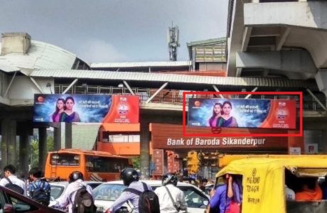 Advertising On Hoarding In Sector 28, Gurugram