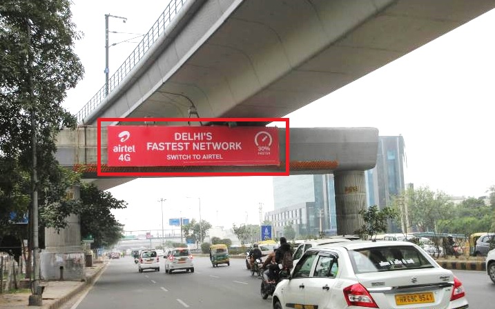 Advertising On Hoarding In Sector 17, Gurugram