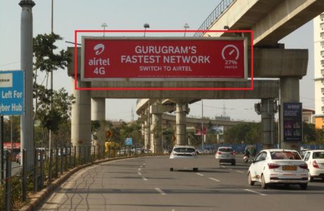 Advertising On Hoarding In Sector 25, Shahpur
