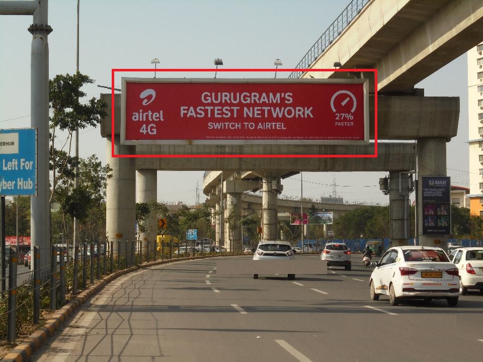 Advertising On Hoarding In Sector 25, Shahpur