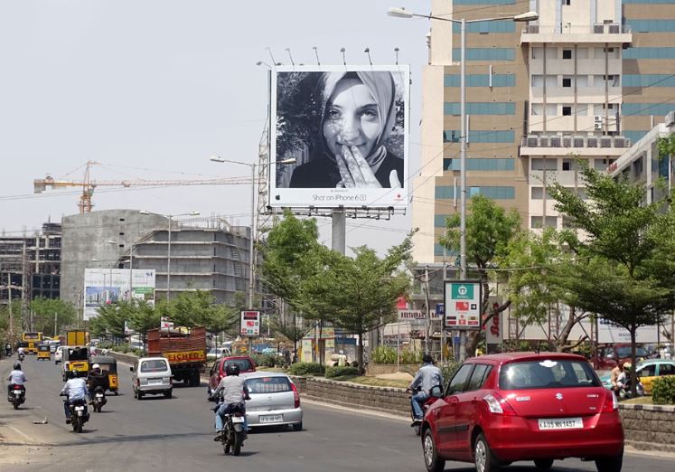Advertising On Hoarding In Kondapur, Hyderabad