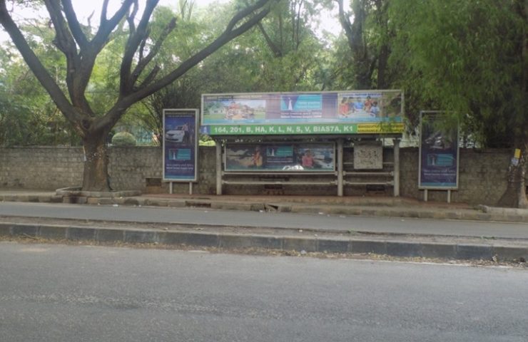 Bus shelter advertising in koramangala