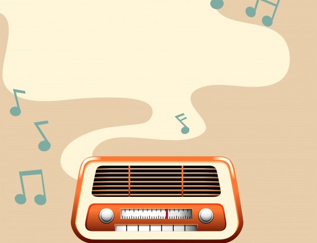 Radio Card With Copy Space 1308 30870