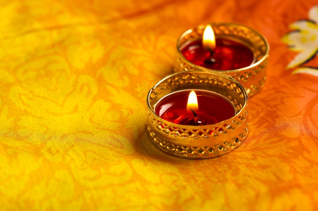 Indian Festival Diwali Candle Dark Background 96696 1583
