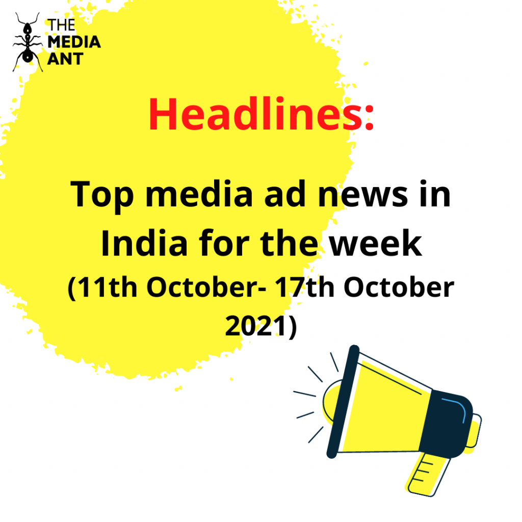 Top Media Ad News In India For The Week 1