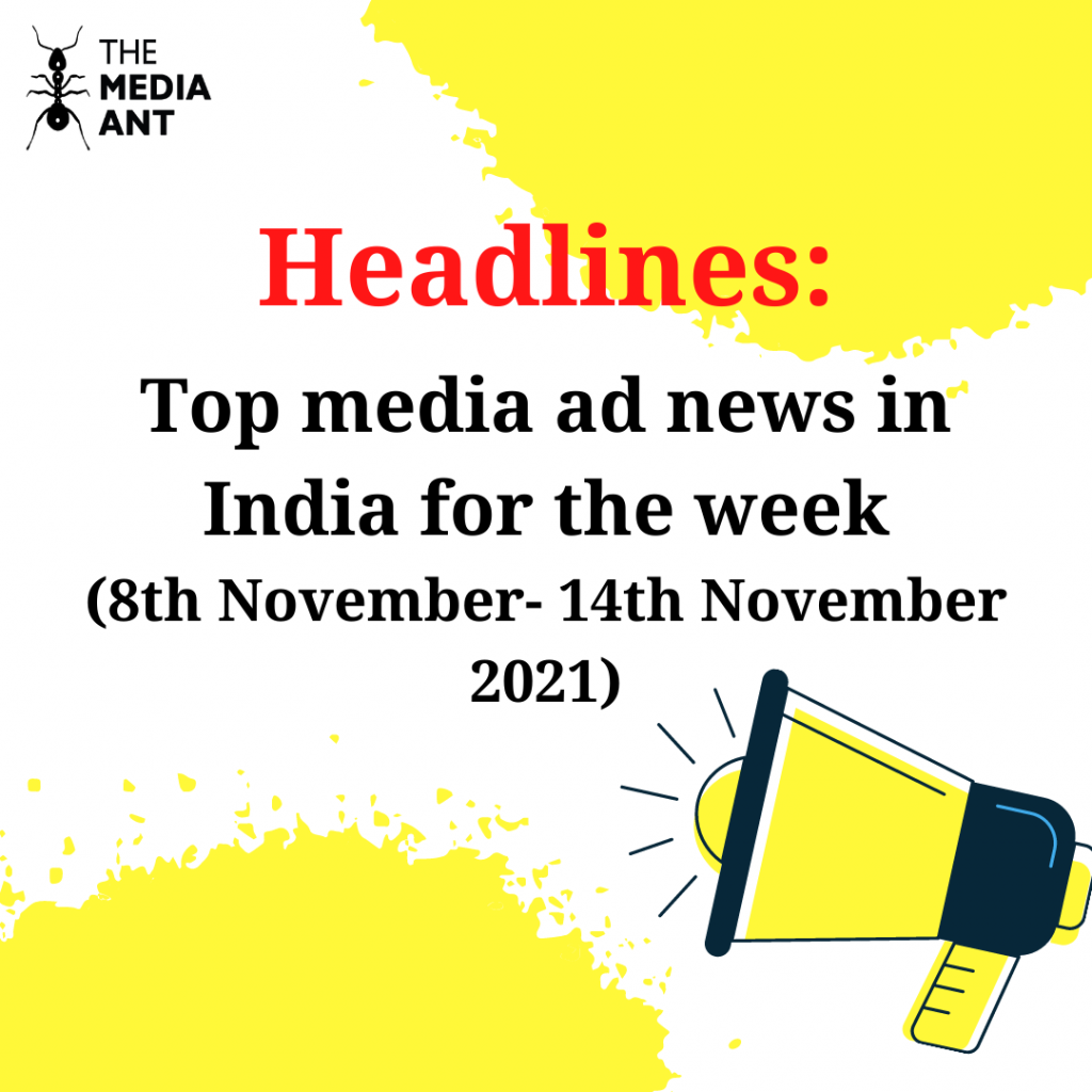 Top Media Ad News In India For The Week 1