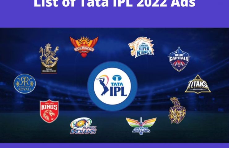 List Of Tata Ipl 2022 Ads