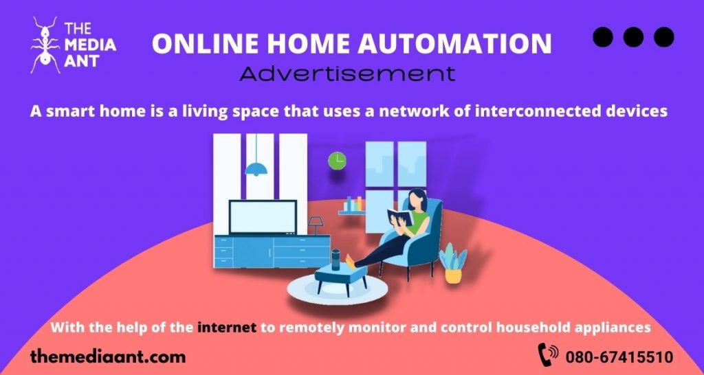 Online home automation advertisement