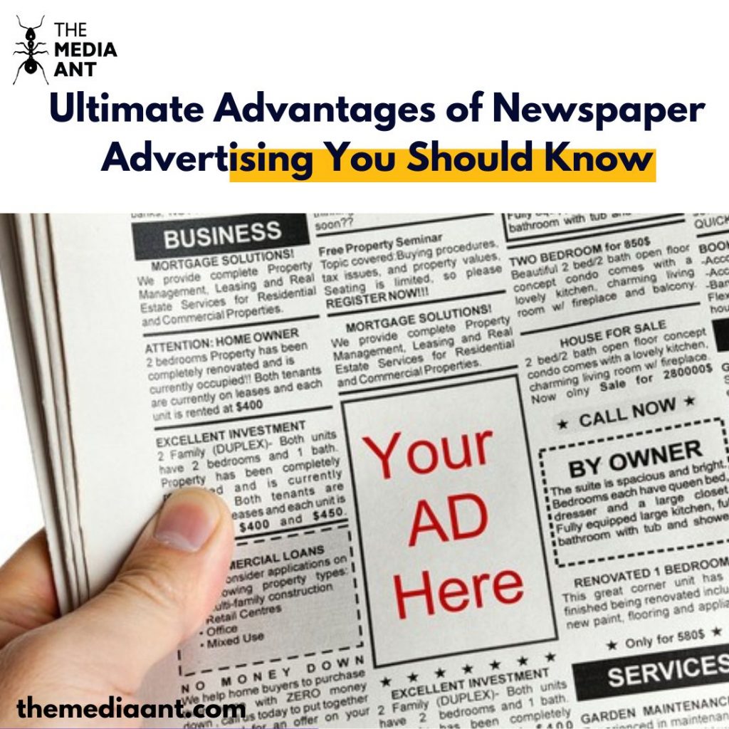 Ultimate Advantages Of Newspaper Advertising You Should Know