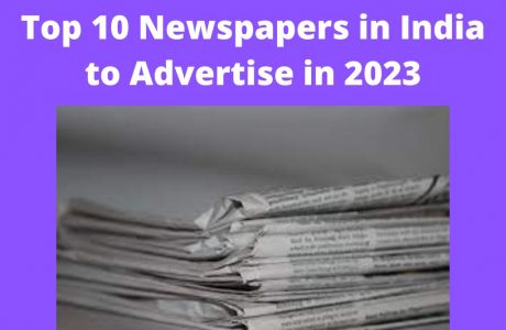 Top 10 Newspapers in India to Advertise in 2023