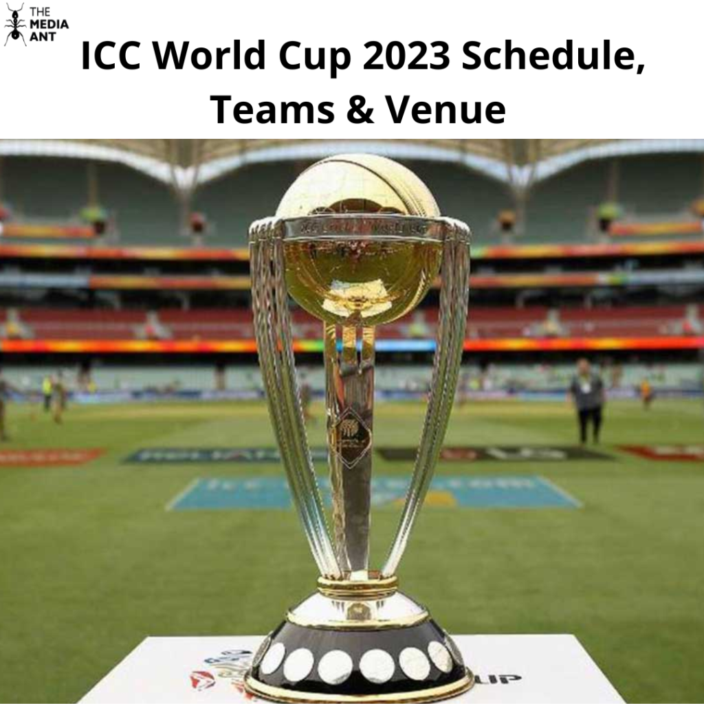 Icc World Cup 2023 Schedule