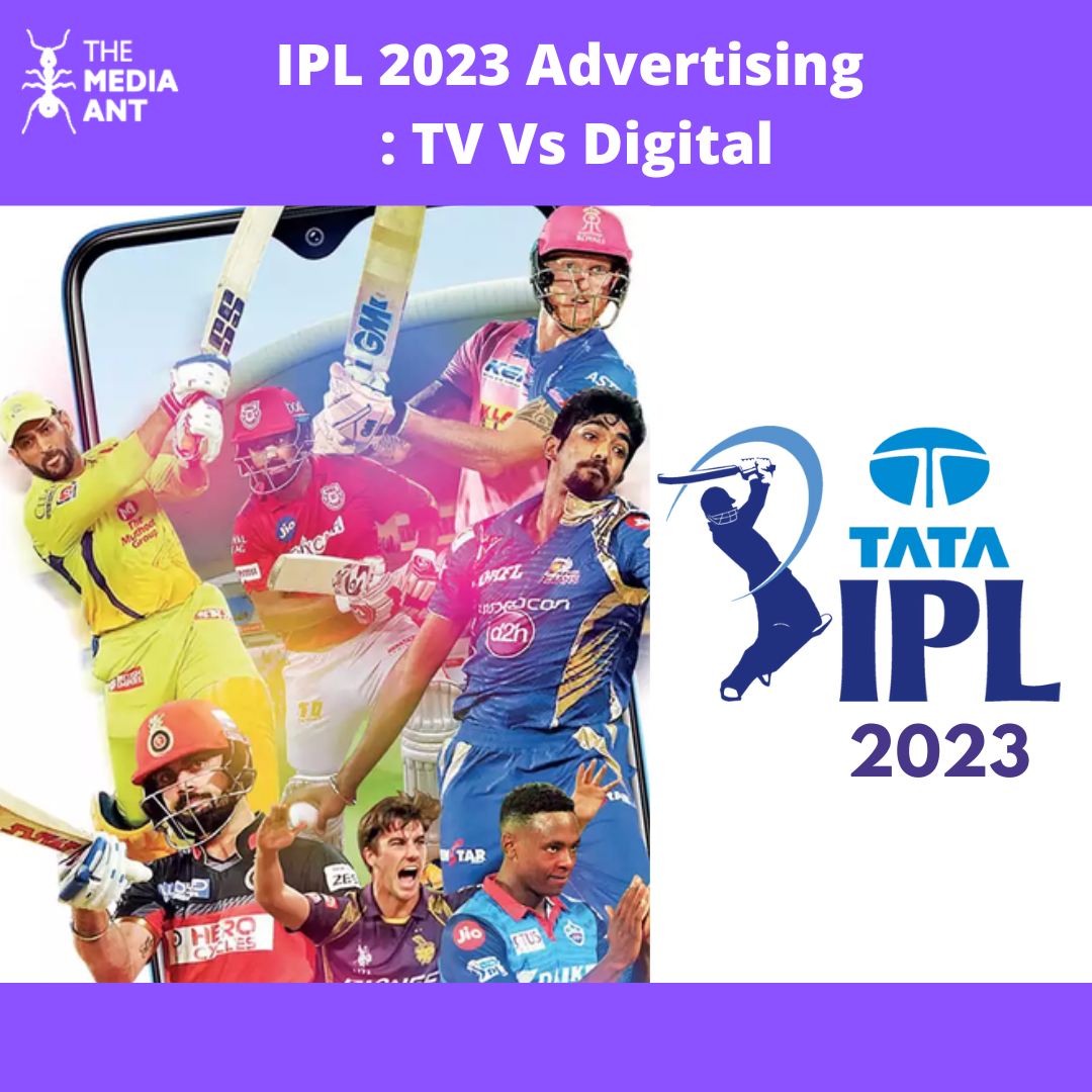 IPL 2023 Advertising TV vs Digital