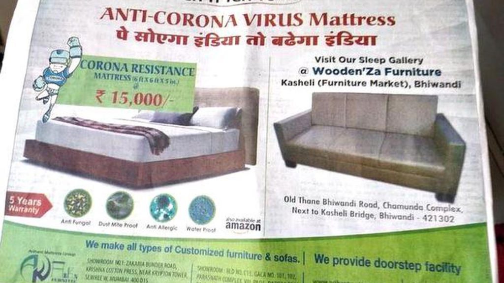 Simplifying Asci Guidelines For Advertisers 3 Arihant Matress Anti Corona