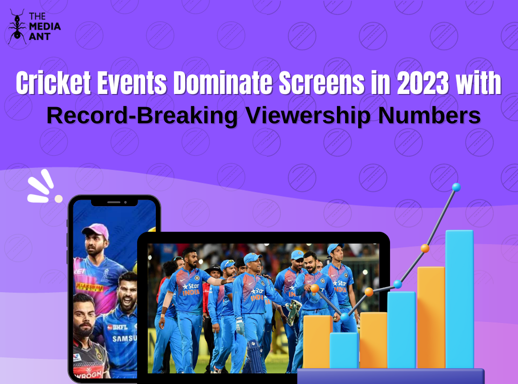 Cricket Events Dominate Screens in 2023 with RecordBreaking Viewership